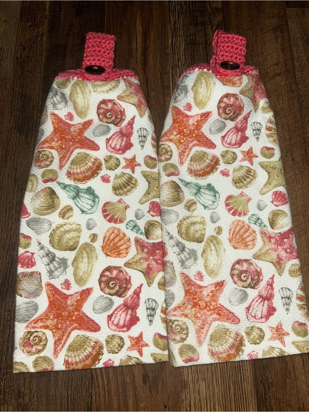 Seashell Hanging Towel Set